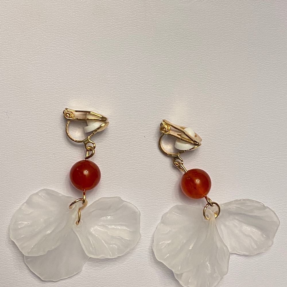 Earrings clip on and hoops